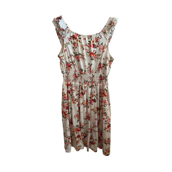 No Boundaries Floral Print Sleeveless Sundress Mini Dress Women's Size S - Picture 4 of 4